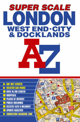 Super Scale Street Atlas of Inner London and Docklands (Paperback)