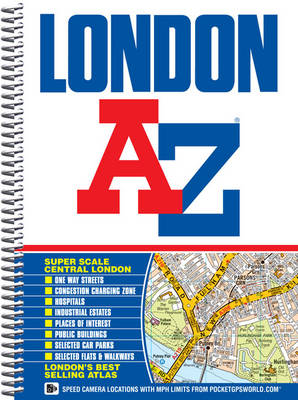 London Street Atlas - A-Z Street Atlas (Spiral bound)