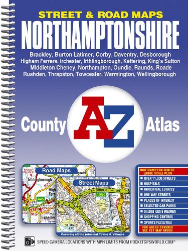 Northamptonshire A-Z County Atlas by Geographers' A-Z Map Co Ltd | Waterstones