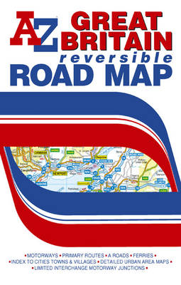 Great Britain Reversible Road Map - A-Z Road Map (Sheet map, folded)