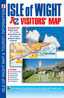 Isle of Wight Visitors' Map - A-Z Road Map (Sheet map, folded)