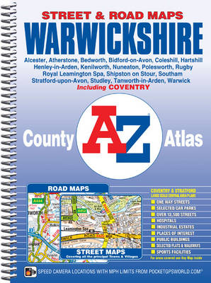Warwickshire County Atlas - A-Z County Atlas (Spiral bound)