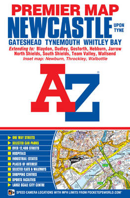 Newcastle Premier Map - A-Z Premier Street Maps (Sheet map, folded)