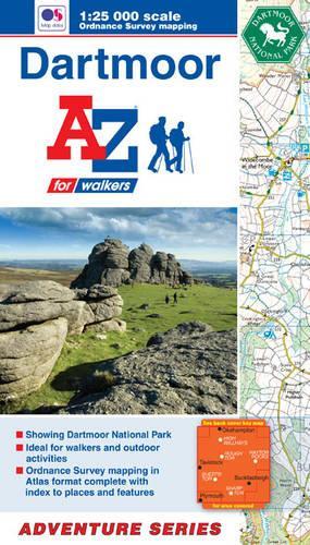 Dartmoor Adventure Atlas - A-Z Adventure Atlas (Paperback)