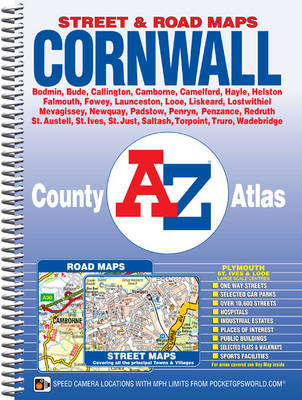 Cornwall County Atlas - A-Z County Atlas (Spiral bound)