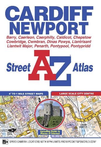 Cardiff & Newport Street Atlas - A-Z Street Atlas S. (Paperback)