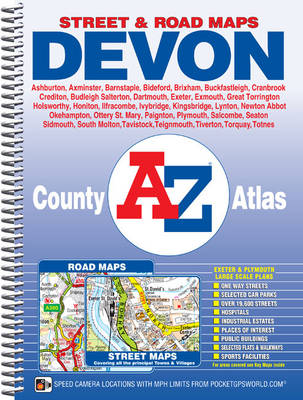 Devon County Atlas - A-Z County Atlas (Spiral bound)