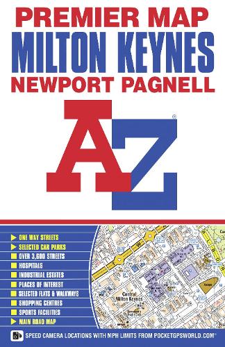 Milton Keynes Premier Map - A-Z Premier Street Maps (Paperback)