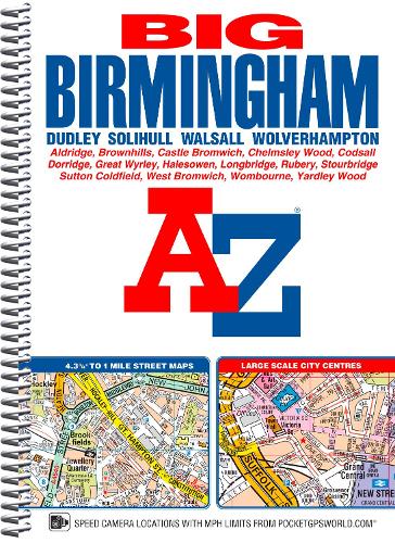 Big Birmingham Street Atlas - A-Z Street Atlas (Spiral bound)