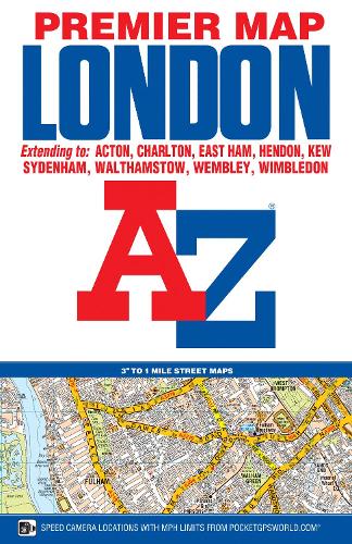London Premier Map - A-Z Premier Street Maps (Sheet map, folded)