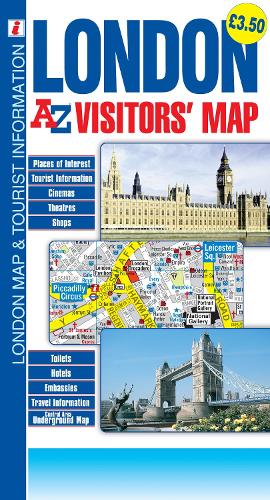 London: A-Z Visitors Map (Sheet map, folded)