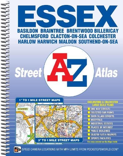 Essex A-Z Street Atlas (spiral) by A–Z maps | Waterstones