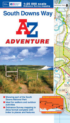 South Downs Way Adventure Atlas (Paperback)