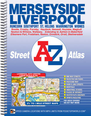 Merseyside Street Atlas - A-Z Street Atlas S. (Spiral bound)