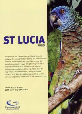 St. Lucia Map (Sheet map, folded)