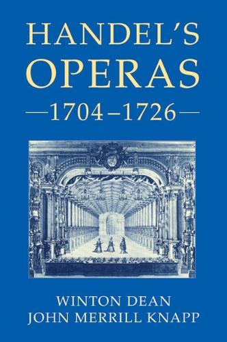 Handel's Operas, 1704-1726 (Hardback)