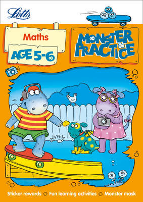 Maths Age 5-6 - Letts Monster Practice (Paperback)