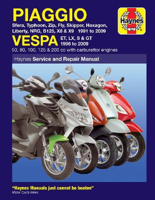 Piaggio (Vespa) Scooters (91 - 09) (Paperback)