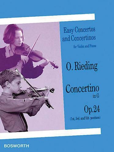 Oskar Rieding: Concertino In G Op.24 (Violin/Piano) (Paperback)