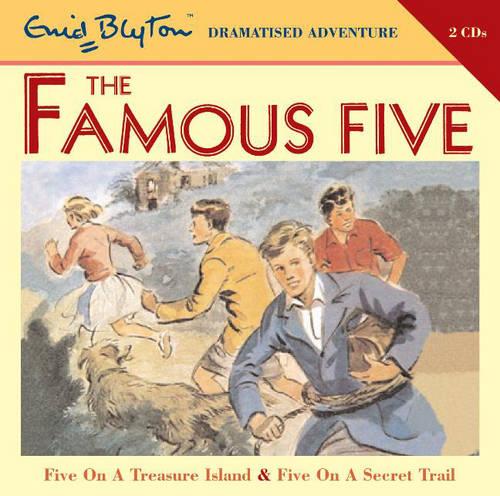 Famous Five on Treasure Island and Famous Five on Secret Trail: AND Five on a Secret Trail - Famous Five v. 1 (CD-Audio)