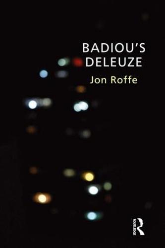 Badiou's Deleuze (Hardback)