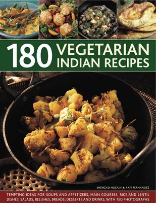 180 Vegetarian Indian Recipes (Paperback)