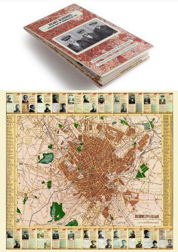 Peaky Blinders Fold Up Street Map Of Birmingham 1892 All Streets