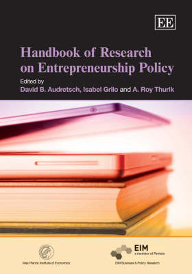 Handbook of Research on Entrepreneurship Policy - Research Handbooks in Business and Management Series (Hardback)