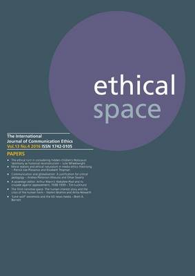 Ethical Space Vol.13 Issue 4 (Paperback)