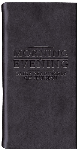 Morning And Evening - Matt Burgundy - Daily Readings (Leather / fine binding)
