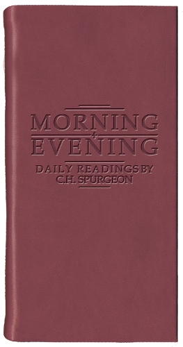 Morning And Evening - Matt Burgundy - Daily Readings (Leather / fine binding)