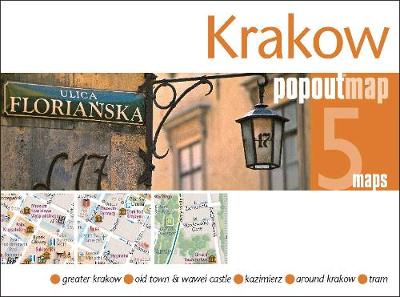 Krakow PopOut Map: Handy pocket-size pop up city map of Krakow - PopOut Maps (Sheet map, folded)