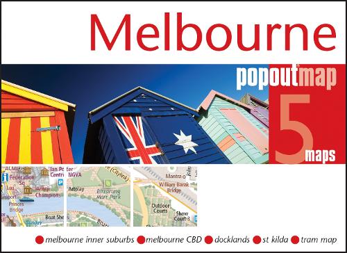 Melbourne PopOut Map - PopOut Maps (Sheet map, folded)