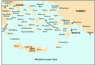 Imray Chart G3 2007: Aegean Sea South - Imray G Chart G3 (Sheet map, folded)