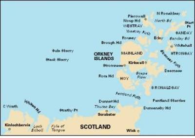 Imray Chart C68: Cape Wrath to Wick and the Orkney Islands (Sheet map, flat)