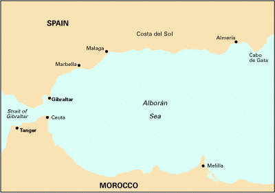 Imray Chart M11: Gibraltar to Cabo De Gata and Morocco (Sheet map, folded)