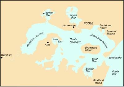 Imray Chart Y23: Poole Harbour (Sheet map, folded)