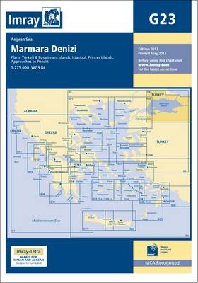 Imray Chart G23: Maramara Denizi (Sheet map, folded)