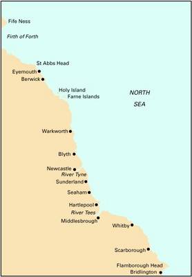 Imray Chart C24: Flamborough Head to Fife Ness (Sheet map, folded)