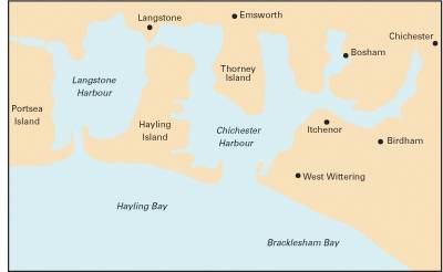 Imray Chart Y33: Langstone and Chichester Harbours (Sheet map, folded)