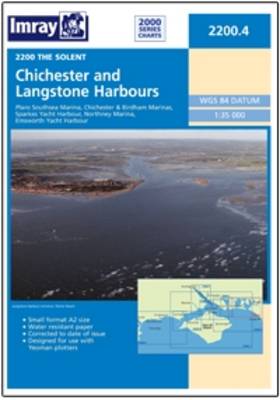 Imray Chart 2200.4: Chichester and Langstone Harbours (Sheet map, folded)