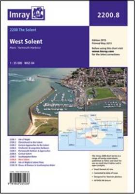 Imray Chart 2200.8: Laminated 2200.8 West Solent (Sheet map, flat)