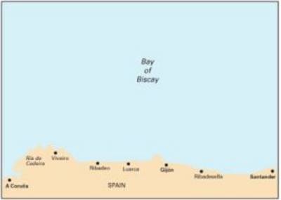 Imray Chart C43: Santander to A Coruna (Sheet map, folded)