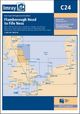 Imray Chart C24: Flamborough Head to Fife Ness (Sheet map, folded)