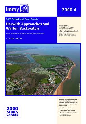 Imray Chart 2000.4: Harwich Approaches and Walton Backwaters (Sheet map, folded)