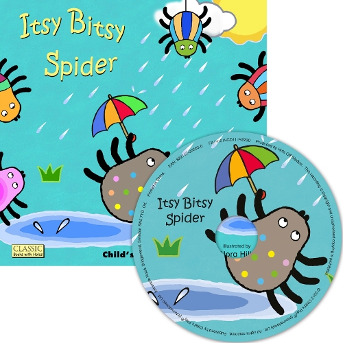 Itsy Bitsy Spider - Classic Books with Holes UK Soft Cover with CD