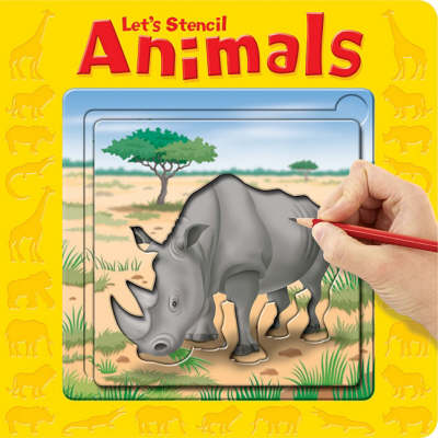 Animals - Let's Stencil (Board book)
