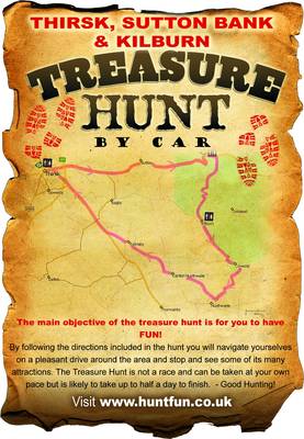 Thirsk, Sutton Bank and Kilburn Treasure Hunt by Car - Huntfun.Co.Uk S. (Paperback)