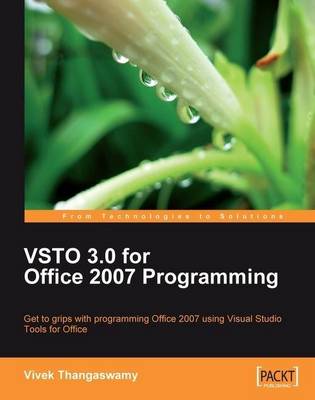 Vsto 3.0 for Office 2007 Programming (Paperback)