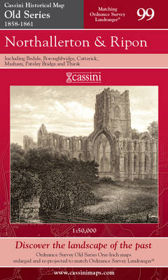 Northallerton and Ripon - Cassini Old Series Historical Map No. 99 (Sheet map, folded)